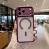 Amazon Transfronteiriça Aplicável iPhone 18 Pro Max Magnético Furo Preciso Pele-ao-toque Capa de Celular 17 PM Fosca Anti-queda Concha