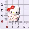Dibujos Animados Lindos Serie Kt Cat Accesorios de Resina Hechos a Mano DIY Pegamento de Crema Pinza para el Cabello Imán para Refrigerador Funda de Teléfono Adornos Venta al por Mayor