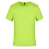 Camisa publicitaria de seda de hielo de secado rápido, camiseta de cuello redondo de secado rápido para maratón, venta al por mayor de ropa de trabajo, conjunto de camisa cultural con logo impreso en stock