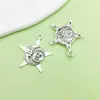 Transfronterizo Caliente Nuevo Aleación de Plata Antigua Serie Estrella Luna Colgante Colgante DIY Pulsera Collar Accesorios