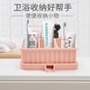 Caixa Porta-Escova de Dentes e Pasta de Dente de Silicone Suporte para Banheiro Suporte de Armazenamento para Banheiro Conjunto de Lavagem para Vaso Sanitário Antiderrapante Armazenamento de Produtos de Beleza
