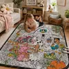 Manta DIY para Colorear Personalizada Transfronteriza Dibujo a Líneas Blanco y Negro Manta de Graffiti Manta de Pintura Interactiva Padre-Hijo para Niños Amazon