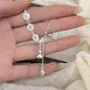 Colar com Pingente de Gourd (Cabaça) e Borla com Caractere Fu para Mulheres Versátil Luxo Leve Nicho Pingente do Ano Zodiacal Corrente para Clavícula Presente para Namorada Novo Modelo 2025