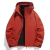 Chaqueta de tres en uno para exteriores estilo familiar Luo, 0.05 kg por pieza, cortavientos e impermeable, de manga larga, prenda exterior de alta gama con diseño desmontable