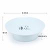 Cerámica China Flor de Loto Plato Alto para Frutas Plato para Bocadillos de Té Plato para Pasteles Bandeja para Frutas Frutas Secas Plato de Postre Creativo para el Hogar
