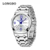 Nuevo reloj para hombre Longbo, reloj de pulsera de moda de negocios para hombre, venta directa de fábrica TK 83892 Longbo