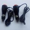 24V12V para 12V 5V com interruptor carregamento de carro acendedor de cigarro 3.5MM2.5MM cabo de alimentação para navegação gravador de condução