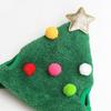 Babetes de Chapéu de Natal Atacado Babetes Vermelhos e Verdes para Pets Cães e Gatos, Teddy, Bulldog Francês, Lulu da Pomerânia, Chapéus de Pelúcia, Fofos