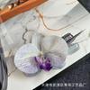 Película de impresión 3D de cabeza de flor de Phalaenopsis, regalo de boda, caja de dulces, decoración, simulación de una sola horquilla, flor falsa, material de flor