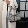 Bolso de Moda Trendy para la Axila para Mujer 2026 Nuevo Bolso Tote Rayado Versátil de Gran Capacidad Bolso de Hombro Versátil para Viajes