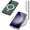 Funda para Teléfono Móvil para Samsung S23 S23pro Funda para Teléfono Móvil de Absorción Magnética Funda Suave con Sensación de Piel s23ultra Funda Protectora Resistente a Caídas