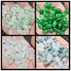 Verde Jade Azul Flor Flotante Cuentas de Arroz Jade Sueltas Jade Hielo Transparente Verde Violeta Ovalado Passepartout Cuentas para Joyería