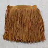 Tela de Ante en Stock con Borlas y Flecos para Accesorios de Ropa Hechos a Mano DIY, Bordes de Faldas y Tiras de Flecos