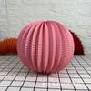 Venta al por mayor de fábrica linterna de origami de sandía libro rojo pequeño explosiones pared de fondo de sala de bodas columna de diseño de boda Linterna de Sandía