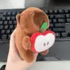 Celebridad de internet lindo capibara capibara colgante peluche juguete muñeca bolsa colgante llavero Muñeca Muñeca