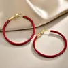 Brincos Retrô Cor de Vinho Estilo Hong Kong, Novos Modelos Outono e Inverno, Argolas Elegantes da Moda com Toque de Luxo, Acessórios de Orelha Femininos na Moda