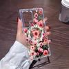 Comercio Exterior El Más Vendido Fundas para Teléfono Móvil Samsung S25 Gama Alta Diseño Floral S24 Funda Transparente Magnética S23 Funda Protectora S22 Al Por Mayor