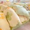 Conjunto de Cama Estudantil de Algodão Puro Fresco de Quatro Peças para a Temporada Estudantil com Capa de Edredom, Lençol de Elástico e Conjunto de Três Peças, Roupa de Cama Modelo Novo 2025
