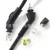 Cabo de Alimentação Bipolar Padrão Nacional Brasileiro Plug Europeu Cabo de Alimentação Rabo Giratório Secador de Cabelo Chapinha para Plug Rabo Assento Fêmea