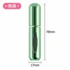 Botella Recargable de Mini Perfume de 5 ml con Relleno Directo por la Parte Inferior, Botella de Spray Portátil de Pequeña Capacidad, Botella de Perfume tipo Pulsador
