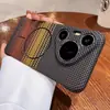 Funda Protectora Borde Cero de Fibra de Carbono Magnética de Gama Alta para Teléfono Móvil Huawei Pura80Pro P70