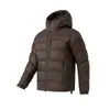 Chaqueta de plumón con capucha funcional acanalada para hombre, estilo montaña, para invierno, 13521