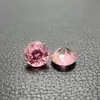 Pedras Preciosas Coloridas Cultivadas, Pedras Preciosas Coloridas Redondas, Rubi, Safira, Padparadscha, Joias Sintéticas Criadas em Laboratório
