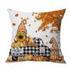 Funda de almohada de lino para sofá, dormitorio, serie del Festival de la Cosecha de Otoño, venta transfronteriza, con estampado de una sola cara