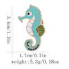 Broche de Dibujos Animados de Tortuga del Mundo Submarino Lindo Transfronterizo Serie Accesorios Insignia Metálica para Pecho Fija Ropa Bolso