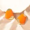 Pendientes Geométricos Cuadriláteros Multicolores Frescos Dulces de Diseño Único Creativo Europeo y Americano Transfronterizos Simples para el Viaje Diario