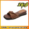Chanclas estilo británico, colección de verano 2026, impresionante diseño retro, cómodas y no cansan, sexys para citas, ligeras y populares para uso en casa