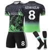 Traje de Entrenamiento de Fútbol 2526 Liverpool Edición Especial Jersey Verde No. 11 Salah No. 4 Van Dijk No. 7 Días