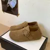 Sapatos Casuais Femininos Bico Diviso Novo Estilo 2026 Solado Macio Retrô Francês Casuais Simples Outono Couro Macio Bico Redondo Slip-on