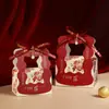 Caramelo caja de regalo europea para mayores caja vacía bolsa de embalaje de boda nueva bolsa de regalo para la mano caja de caramelos de boda sentimiento 2025