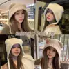 Sombreros para Mujer para Otoño e Invierno, Nuevos Sombreros Cálidos de Lana que Protegen los Oídos, Sombreros de Invierno Estilo Mapache, Sombreros de Punto, Entrega en 24 Horas