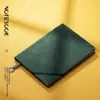 Cuaderno de Negocios A5 con Tapa de Cuero Suave y Correa Retro de Piel de Oveja, Páginas Rayadas para Reuniones de Trabajo, Se Puede Imprimir con Logo