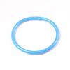 5mmPVC silicona transfronterizo Europa y Estados Unidos nuevo ins brillante pulsera de silicona moda color oro foil pulsera de silicona mujeres