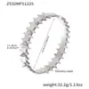 Pulseira de Fivela Triângulo com Rebite em Aço Inoxidável, Conjunto de Pulseiras Largas Exageradas Estilo Ins, Banhado a Ouro 18K Real, Joias Europeias e Americanas