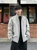 Chaqueta de vuelo americana retro de cuello alto transfronteriza, top elegante de cuero PU de silueta corta, chaqueta de pareja de corte limpio