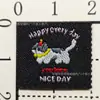 Adesivos de Etiqueta Mini Fofos, Estampas de Transferência Térmica, Patches de Tecido Autoadesivos Coloridos de Desenho Animado para Roupas, Artesanato Feito à Mão de Cachorro Pequeno Pet