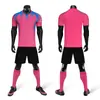 Fabricantes de trajes de fútbol verano hombres stock niños adulto mismo partido entrenamiento equipo uniforme camiseta transpirable manga corta