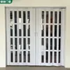 Porta Sanfonada de PVC Transfronteiriça, Porta de Divisória Deslizante para Interior de Loja, Porta com Trilho Suspenso para Conexão de Gás de Cozinha Aberta, Entrega Rápida