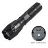 A100 linterna LED de mano luz fuerte T6 para acampar recargable zoom telescópico L2 linterna de alta potencia para acampar al aire libre