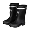 Zapatos de Agua Nuevos Botas de Lluvia para Hombre Caña Media Moda Adulto Estilo Coreano Estudiante Botas de Agua Antideslizantes Resistentes al Desgaste Botas de Lluvia Caña Alta Exportación