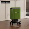 Cubo de basura doméstico con doble cubo interior y exterior, engrosado, gran capacidad, con ruedas, móvil, sin tapa, adecuado para sala de estar y dormitorio