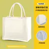 Bolsa de lona em estoque logo escola pública empresa bolsa tote personalizada com fita e tie-dye 3D bolsa de mão de lona de algodão