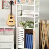 Estantería de Madera Maciza Estante de Almacenamiento de Pie para el Hogar Sala de Estar Estante de Almacenamiento Pino Gabinete Pequeño Gabinete de Almacenamiento Gabinete Estrecho Librería Infantil