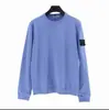 Sudadera de Manga Larga de Color Sólido Piedra con Cuello Redondo Estilo Piedra Cruz Estrella para Hombres y Mujeres, Hecha en Fábrica, Corte Holgado, Sin Capucha