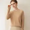 Suéter de punto de ochos % cachemira pura, nuevo jersey de invierno, camisa base de punto holgada de manga larga, suéter para mujer