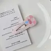 Lindo pasador de cerdo mocoso divertido para niñas suave lindo caricatura acrílico clip lateral para flequillo de estudiante accesorios para el cabello pasador
